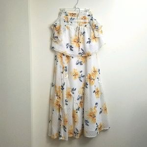 LAST CHANCE Two piece sunflower set